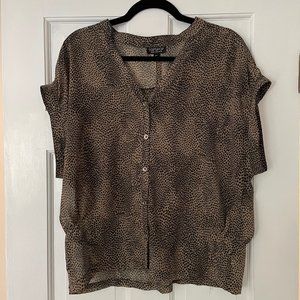 Topshop print shirt